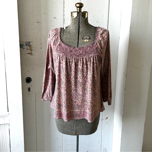 Lucky Brand Pink Floral Blouse - Picture 2 of 16